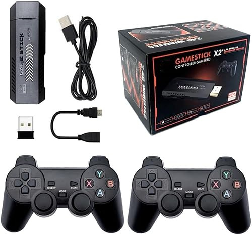 Retro Games Console, 4K Game Stick HD Video Game Console 128G Built-in 40000+ 3D Games 40+ Simulators With Wireless Controller