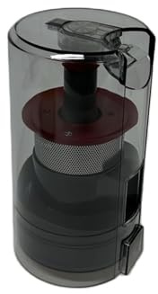 Conjunto de contenedor de basura con depósito de polvo y ciclón rojo, accesorios y piezas de repuesto, compatible con aspiradoras Jimmy JV65/JV63