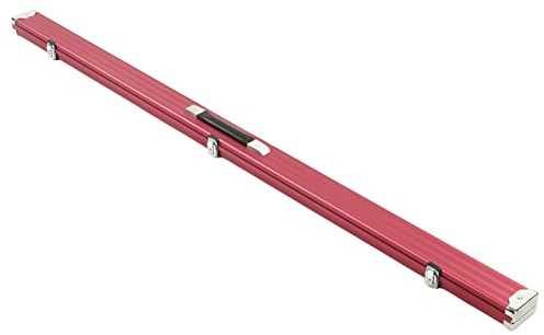 Étui rigide en alliage d'aluminium avec 2 emplacements, boîte de voyage portable pour queue de billard, 151,9 cm