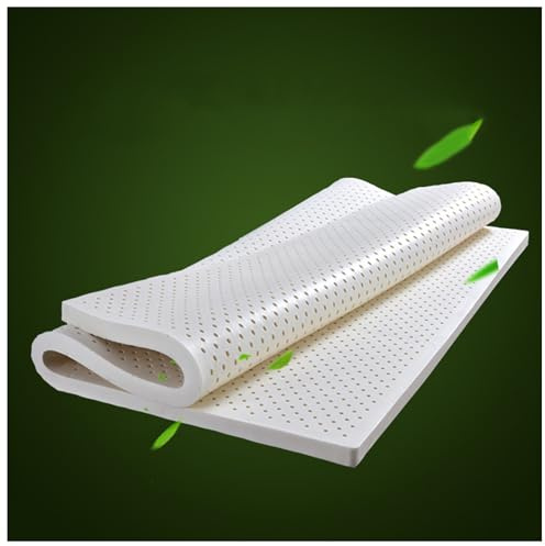 Bäddmadrass av naturlatex, Latex Madrass Topper 2,5 cm Medium Fast Tryckavlastning Ryggsmärta Flera storlekar(110x140cm(43x55in))