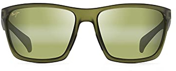 Maui Jim Unisex Sunglasses, ht makoa Matte translucen, L