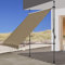 Quick Star Tenda da Sole con Morsetto, 200 x 130 cm, Colore Beige, Protezione Solare per terrazze, Regolabile in Altezza da 200 a 290 cm, Senza Fori