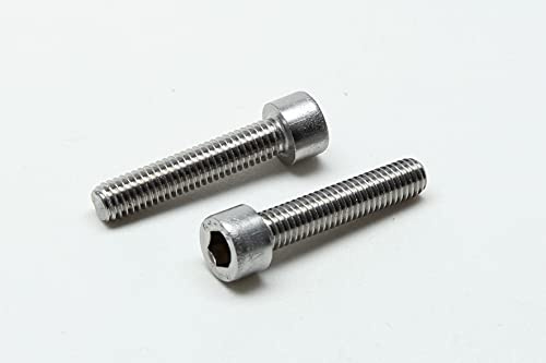 PD® Innensechskantschrauben M6x30 mm (DIN 912) | Zylinderschrauben A2 V2A | Rostfreie Edelstahlschrauben mit Innensechskant | ISO 4762, V2A rostfrei | 25 Stück