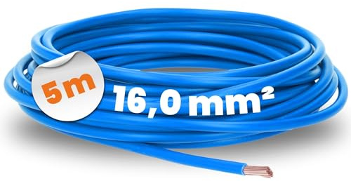 Lapp 4520026 H07V-K 16,0 mm² Blau - 5m Verdrahtungsleitung Aderleitung