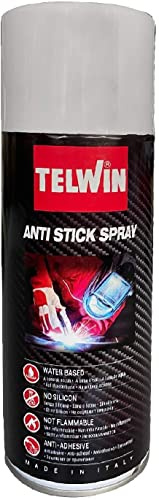 Bricoloco Spray protector antiadherente de soldadura MIG MAG 400 ml en base agua sin disolventes. Facilita soldar, evita adherencia de escoria y protege óxido y corrosión.