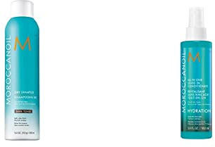 Moroccanoil Shampoo Secco Toni Scuri, 217 ml & All in One Leave-in Conditioner, 160 ml