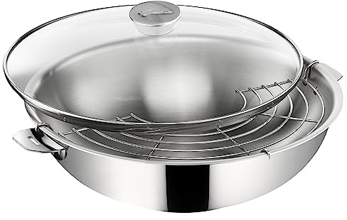 Wok 30cm Avec Couvercle En Verre - 12138042230