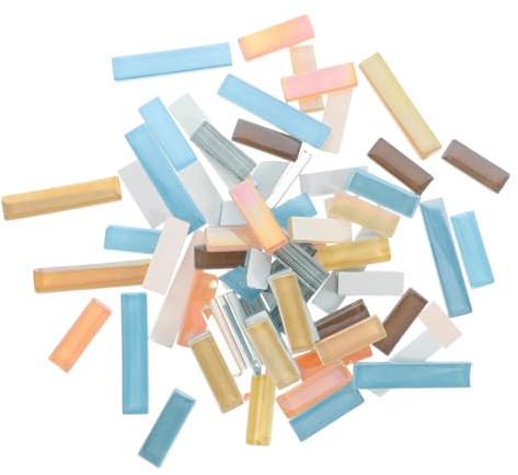 CIMAXIC 2bolsas Rectangulares Para Manualidades Azulejos De Espejo Para Hacer Diy