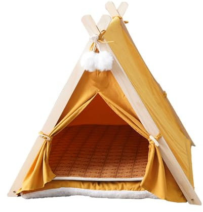 Blissbuilt Hundezelt Katzenzelt Wegklappen Haustier Zelt Möbel Groer Raum Häuser Hundehöhle und Haustierhäuser Lften Kuschelhöhle Abnehmbar und waschbar,für Kleine und Mittlere Hunde und Katzen