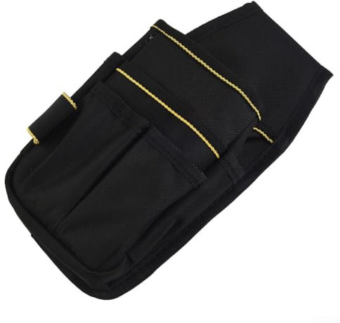 Gürteltasche, Gürtelhalter, schwarz, Elektriker-Werkzeugtasche, Dickes, 12 x 5 x 23 cm, 5 cm