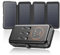 Chargeur Solaire Batterie Externe sans Fil - SOARAISE 25000mAh 20W Power Bank avec 3 Câbles et 4 Panneaux, PD QC 3.0 USB C Charge Rapide Chargeur Portable pour Smartphone, Tablette, Camping (Noir)