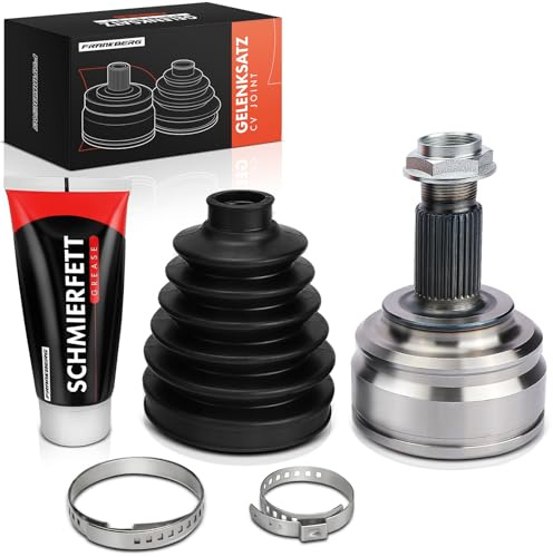 Frankberg Jeu de Joints Arbre de Transmission Compatible avec X5 E53 3.0d 3.0i 4.4i 4.6is 4.8is 2.9L-4.8L 2000-2006 Remplacer# 31607505006