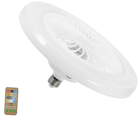 STOBOK 30w Led Fan Light Small Ceiling Fan Light for Bedroom Ceiling Ultraquiet Remote Control