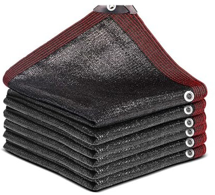 FIDSEJEONA Rete Telo Ombra ombreggiante 6x10m, Rete Ombreggiante Occhiellata per Pergola, Serra, Balcone - Telo Ombra Traspirante, Resistente e Antistrappo, Ideale per Giardini e Pollaio