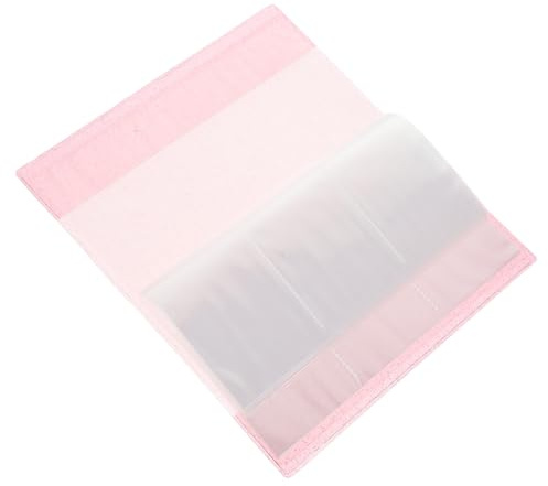 Uonlytech Concert Ticket and Business Card Collection Album Multi-functional Jelly Photo Storage Book Sleeves Shimmer Organizer for Travel Events and Memories