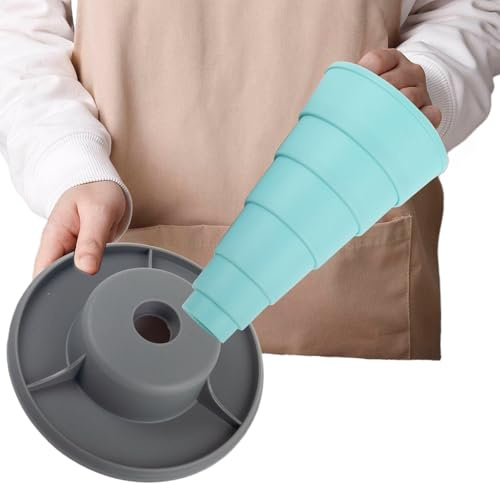 Tuxxjzm Piping Bag Holder Stand for Filling,Icing Bag Holder for Cake Decorating | High Temperature Resistant Cake Nozzles Organizer for Friends Youth Teens Girls Women Boys