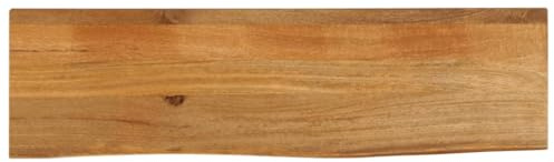 JHQHSM Tavolo di ricambio con bordo dell'albero, in legno, per tavolo da pranzo, adatto per ristorante, caffetteria, sala da pranzo, hotel, 120 x 40 x 2,5 cm, legno massello mango