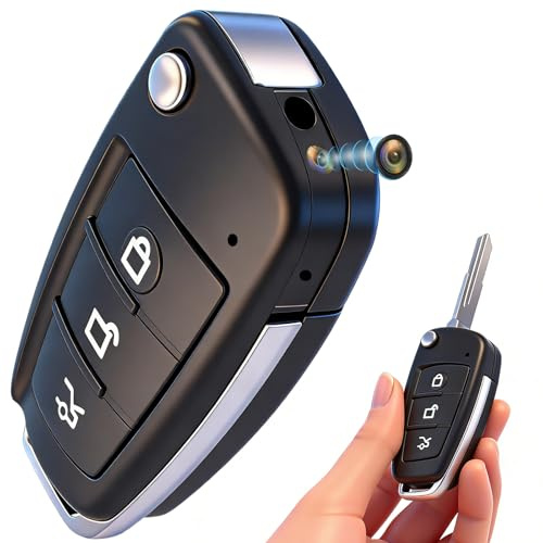 SecuraLen Mini Camara Espia 1080P Oculta, Visión Nocturna & Movimiento | 1,5h Batería, Portátil, 120° Gran Angular, Grabación en Bucle, Compacto