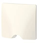 Sortie de câble IP21 DOOXIE livrée complète avec plaque finition blanc