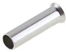 SeKi 14235 Lot de 100 embouts de câble Argenté 4 mm²