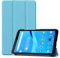 Lobwerk Custodia per Lenovo Tab M7 TB-7305F/TB-7305X 7,0 Pollici Smart Cover con Funzione di Supporto e Funzione Auto Sleep/Wake Blu Azzurro