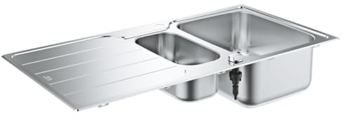 GROHE K500 | Edelstahlspüle mit Abtropffläche | edelstahl | 31572SD1