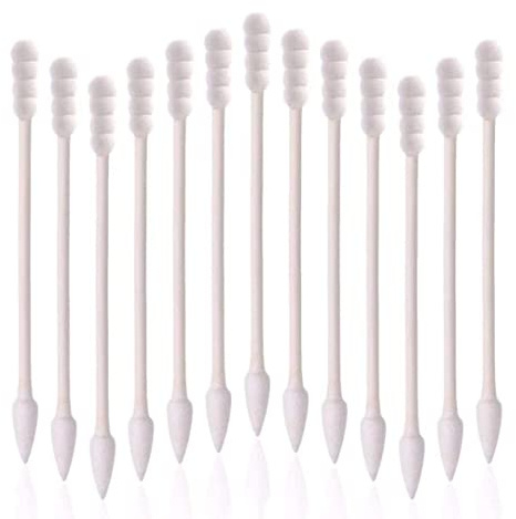 800 Pieces Cotton Swabs, Spiral Pointed Tipped with Paper Stick, Quality Cotton Heads- Sturdy Handle - Multipurpose, 4 Packs, 200 Pieces 1 Pack