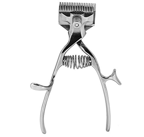 Yunxwd Tondeuses à Cheveux Manuelles, Tondeuse à Cheveux De Barbier En Acier Inoxydable, Tondeuse Manuelle Portative Pour Hommes Outil De Coiffure Pour Hommes