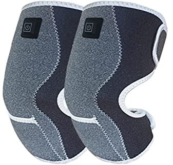JAWSEU Rodillera calefactada, Soporte de Rodilla USB, Calentador eléctrico de Rodilla, para Artritis, artrosis, Alivio del Dolor en Las articulaciones, Protectores de Rodilla, Adecuado para