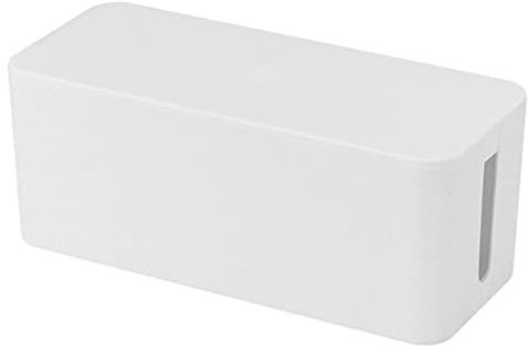 Cable Tidy Box Anti-Dust Wire Cord Management Storage Organizer Case White 23x12x11cm Cable Tidy Box Anti-Dust Wire Cord Management Storage Organizer Case White 23x12x11cm
