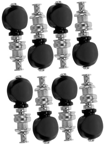 Toyvian 8stücke Ukulele Stimmwirbel Mit Schwarzem Griff Tuning Pegs Für Präzises Hochwertige Ersatzteile Für Musikinstrumente Optimale Klangqualität Für Ukulele-spieler