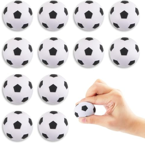 CIYIN 12 Mini Fußball Katze 4 cm, Katzenspielzeug Ball, Katzenbälle, Katzenspielzeug, Mini Fussball Katzen, Klein Fussball für Kitten, Kitten Spielzeug