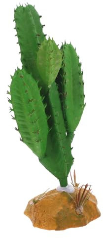 BUGUUYO Künstliche Reptilienpflanze Lebendig Farbig Reptilien Terrarium Kletterpflanze Landschaftsdekor Reptilienbox Dekor Haustier Terrarium