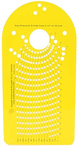 lvifloae Router Jig Circle Cutting Jig Trimmer Accessorio per fresatrice per legno Strumenti fai da te per la lavorazione del legno per realizzare ritagli per altoparlanti Taglia