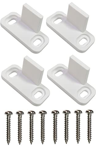 HOMOCONO 2 Satz Türstopper Bodenführung Verstellbar Aus Pom Verschleißfest Für Schiebetüren Scheunentore Einfache Montage Am Boden