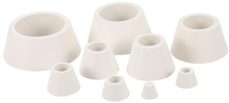 HOMOBABE Buchner Trichter Kegel Adapter 9 Stück Aus Flexiblem Gummi Dichtender Flaschenadapter Für Laborfilter Passend Für Büchner Trichter Und Kolben