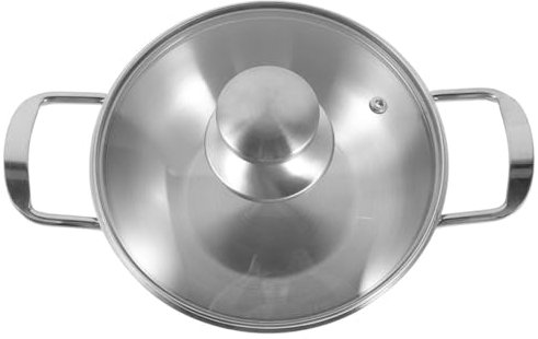 Toyvian Wok in Wok Per Alimenti e Verdure Pentola Calda Per Accessorio Doppio Ergonomico Per Quotidiano
