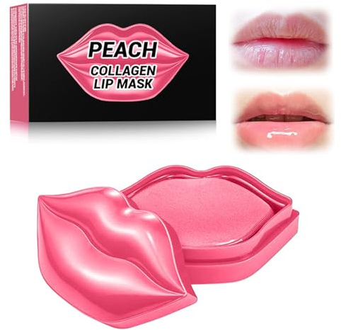 20Pcs Moisturizing Lip Mask Set, Collagen Crystal Lip Mask, Lip Sleeping Mask for Dry Lips and Lines Overnight Care