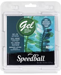 Speedball 5 x 5 Gel Printing Plate, Print Making, Screen Printing, Block Printing, Gelli Printing Crafts Accessories, Crafters Companion, Hobby Art, Fine Art, Easy And Fun