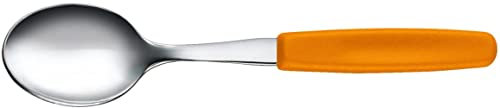 Victorinox Swiss Classic Kaffeelöffel, Teelöffel, Swiss Made, Ergonomischer Griff, Spülmaschinengeeignet, Orange