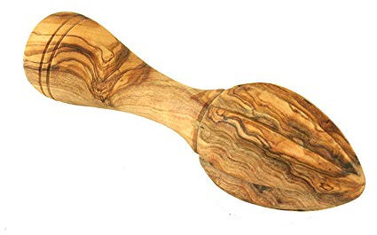 EQT-TEC Presse-Agrumes Design en Bois d'olivier Noble Simple et Efficace Presse-Agrumes