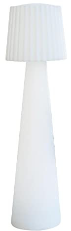 Lumisky Lampadaire d'extérieur sans fil H110CM LADY, Blanco
