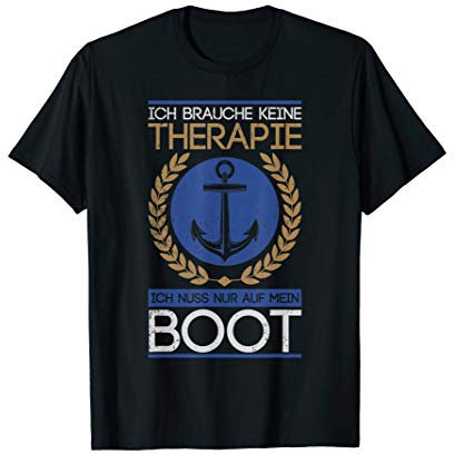 Segelboot Skipper Geschenk Segeln T-Shirt