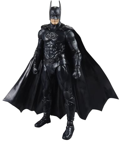 McFarlane Toys DC Multiverse Batman Figura de 7 Pulgadas con Mr. Freeze Build-A Parte, Ultra articulación, Tarjeta de Arte Coleccionable y Efectos Helados, Juego de dúo dinámico detallado para