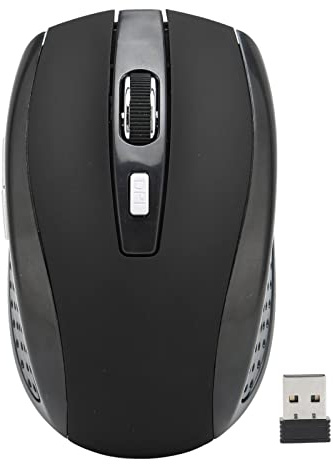 Mini Souris sans Fil avec 3 Niveaux DPI, compatibilité étendue, Texture Mate pour Accessoires Informatiques (Noir)