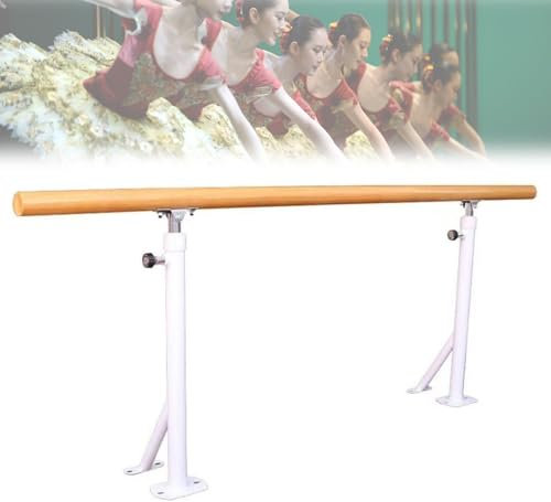 Bodenstehende Ballettstange, 80–120 Cm Höhenverstellbar, Professionelle Tanzübungsstange Mit Sicherheitsknopf, Edelstahlhalterung, Fitnessstange Für Tanzstudio, Klassenzimmer, Zuhause, Yoga-Studio
