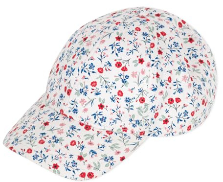 Petit Bateau Mädchen baseballmütze A0ceq, Weiß/Mehrfarbig, 10-12 Jahre