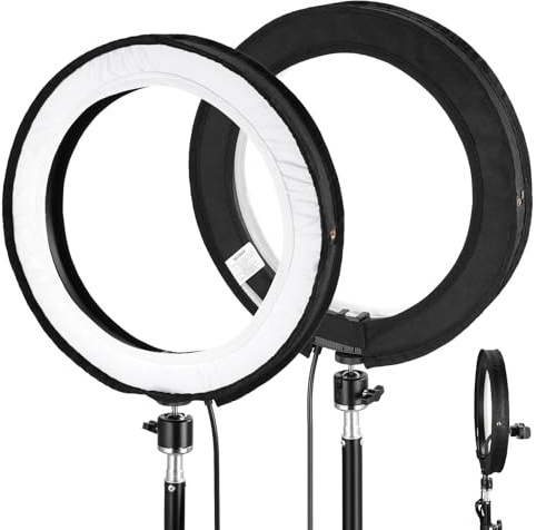 NEEWER Ringlicht Diffusor nur für RH12B RH12C 12 Ringleuchte, elastische Videolicht Softbox Socke für weiches und gleichmäßiges Licht, kein Lichtverlust, weißes Licht, weiches Tuch, für Video, NS008