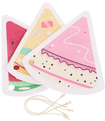3pcs Creative Sponge Wipe Compact Wok Sponge Compact Cleaning Sponge Cute Cleaning Sponge Scrub Sponge Kawaii Sponge Kitchen Sponges Household Dish Sponge Wood Pulp Cotton