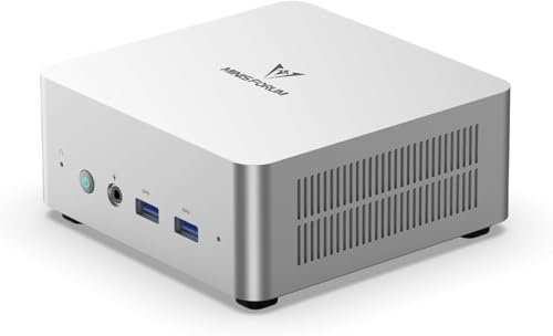 MINIS FORUM Venus Series UN1250 Mini PC,Core i5-1250P 12C/16T CPU jusqu'à 4.4 GHz,16 Go DDR4/1 TB SSD Mini Ordinateur de Bureau,Connexion HDMI/USB-C/DP/RJ45 2.5,USB 3.2 × 2